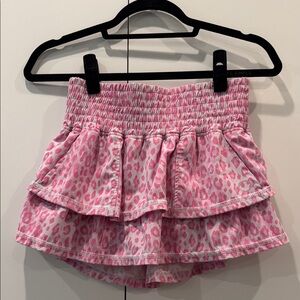 Bubble Leopard Print Tennis Skirt